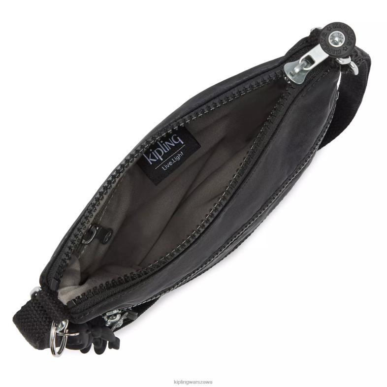 Kipling czarny noir dla obu płci mini torebka keiko na ramię PXR6L90