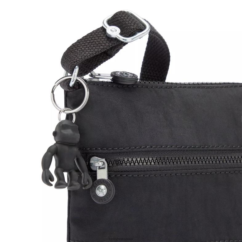 Kipling czarny noir dla obu płci mini torebka keiko na ramię PXR6L90