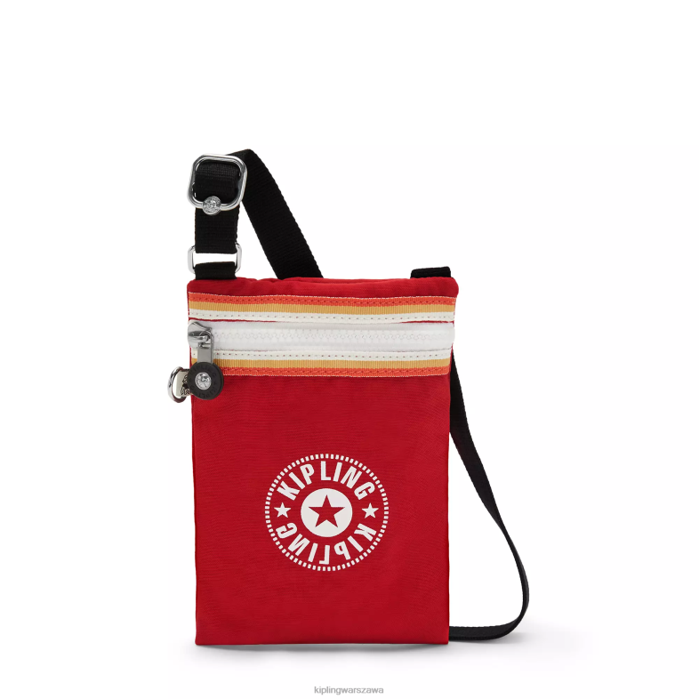 Kipling czerwony róż dla obu płci Torebka afia litemini na ramię PXR6L82