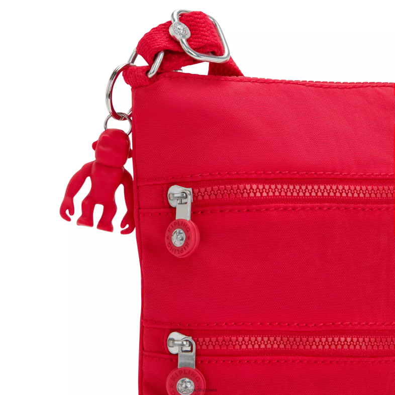 Kipling czerwony róż dla obu płci mini torebka keiko na ramię PXR6L92