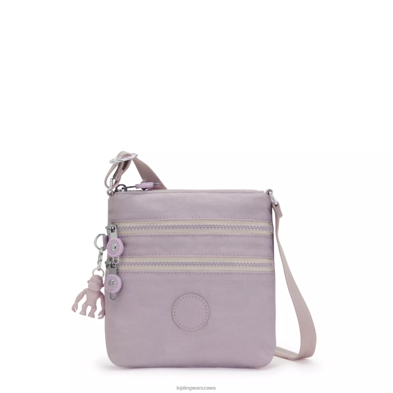 Kipling delikatny liliowy dla obu płci Alvar Extra Small mini torba PXR6L113