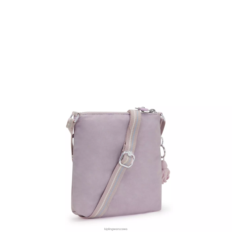 Kipling delikatny liliowy dla obu płci Alvar Extra Small mini torba PXR6L113