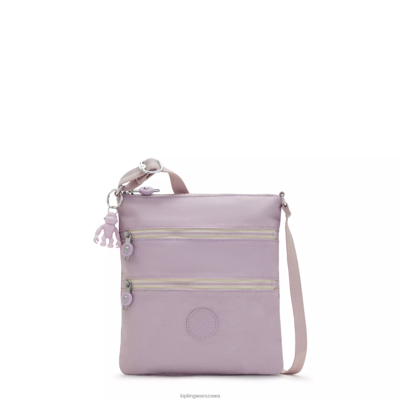 Kipling delikatny liliowy dla obu płci mini torebka keiko na ramię PXR6L93