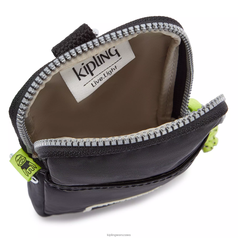 Kipling dolina czarna dla obu płci torebka typu clarkneck PXR6L104