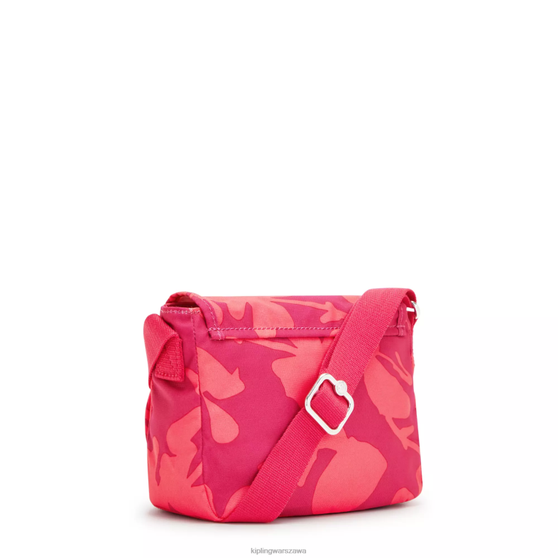 Kipling kwiat koralowca dla obu płci mała torebka na ramię z nadrukiem sabian PXR6L9