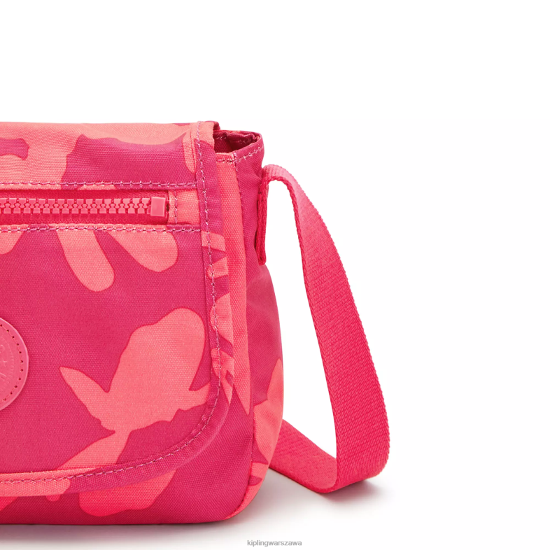 Kipling kwiat koralowca dla obu płci mała torebka na ramię z nadrukiem sabian PXR6L9