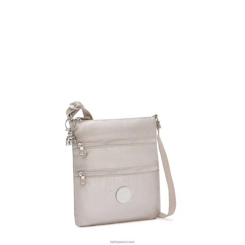 Kipling metaliczny blask dla obu płci Metaliczna mini torebka keiko na ramię PXR6L98