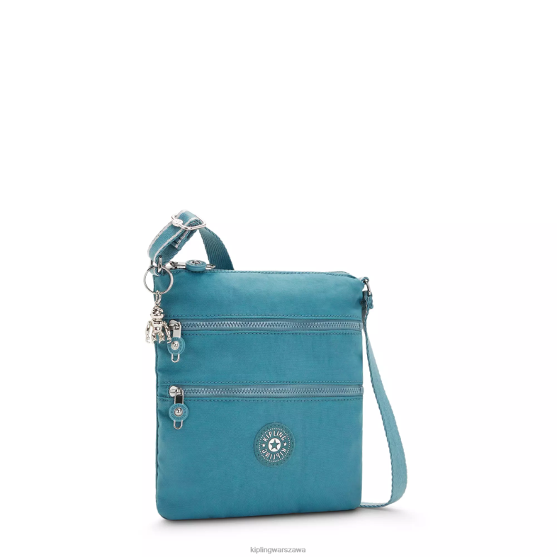 Kipling morska turkusowa dla obu płci mini torebka keiko na ramię PXR6L86