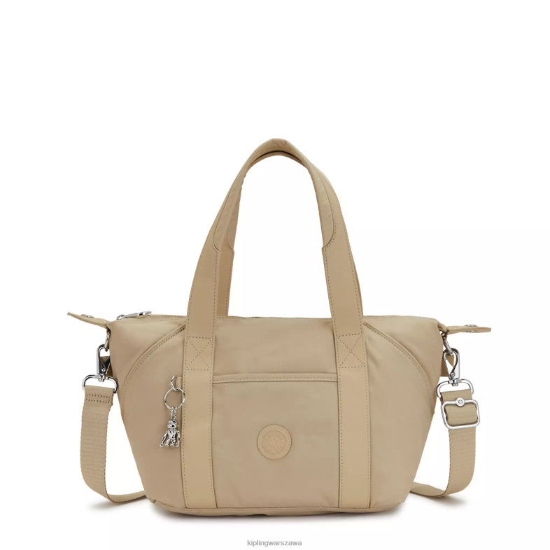 Kipling naturalny beżowy dla obu płci artystyczna mini torba na ramię PXR6L67