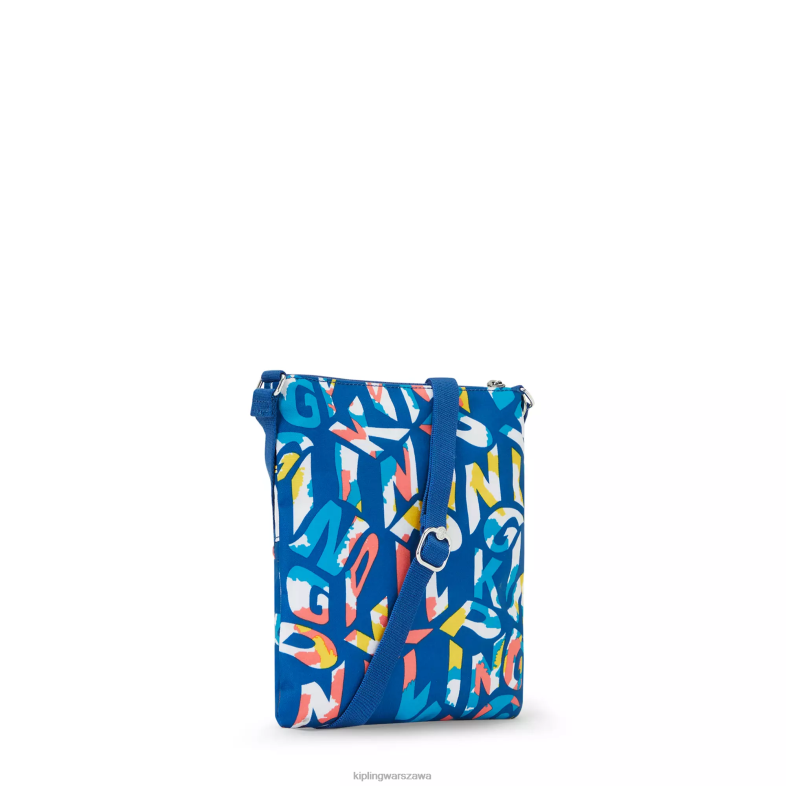 Kipling neonowy kipling dla obu płci mała torba na ramię z nadrukiem keiko PXR6L7