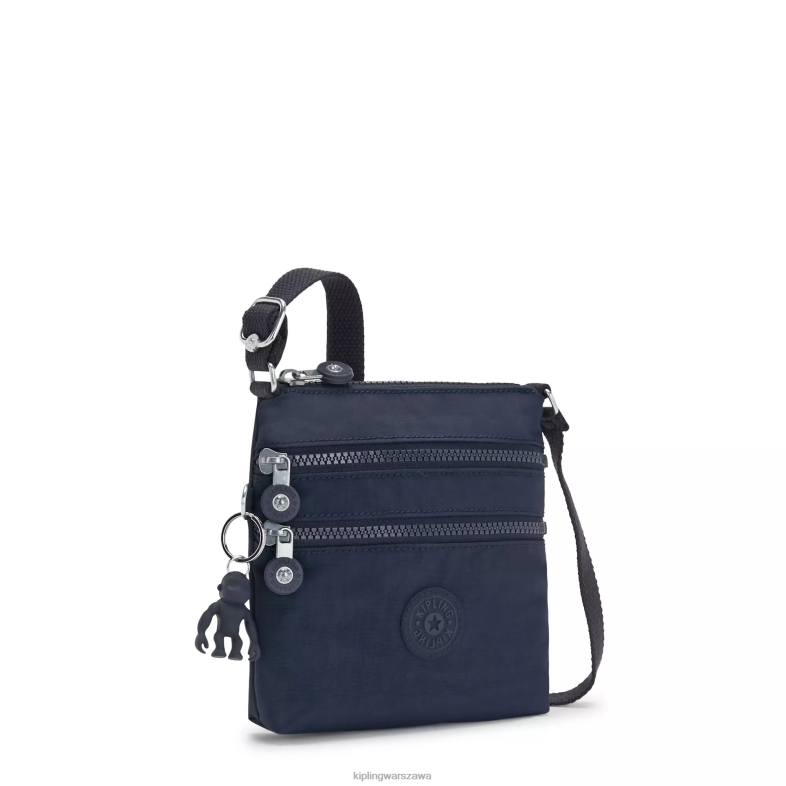 Kipling niebieski niebieski dla obu płci Alvar Extra Small mini torba PXR6L111