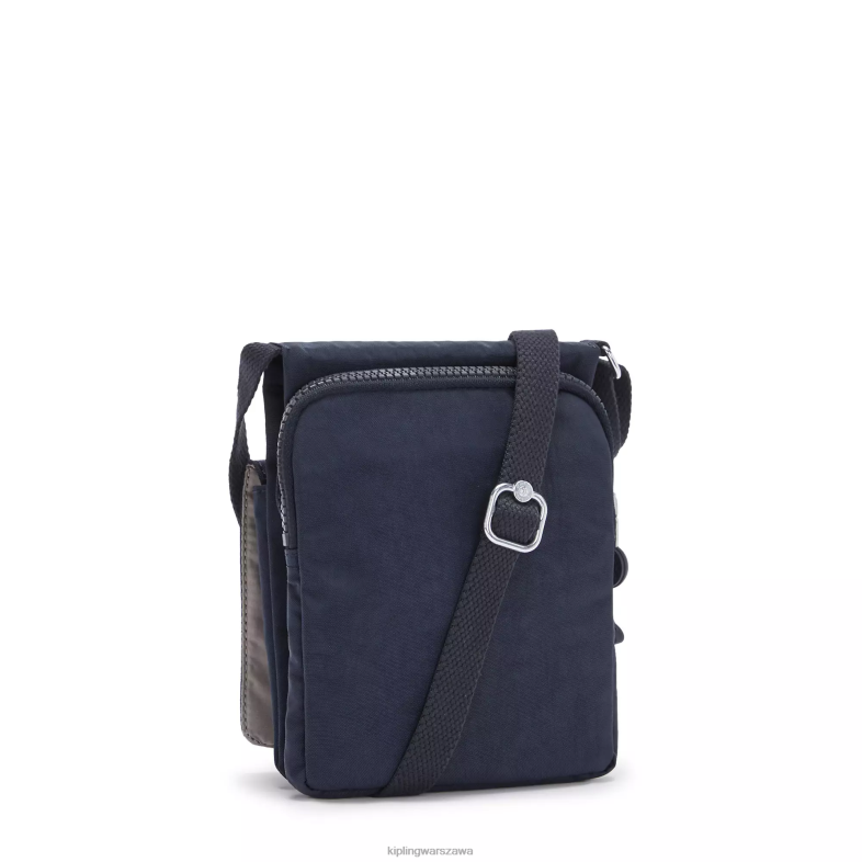 Kipling niebieski niebieski dla obu płci nowa torebka eldorado przez ramięnew eldorado PXR6L106