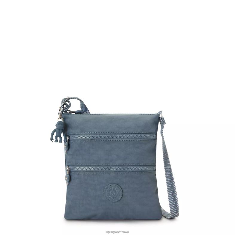 Kipling niebieski pędzel dla obu płci mini torebka keiko na ramię PXR6L84