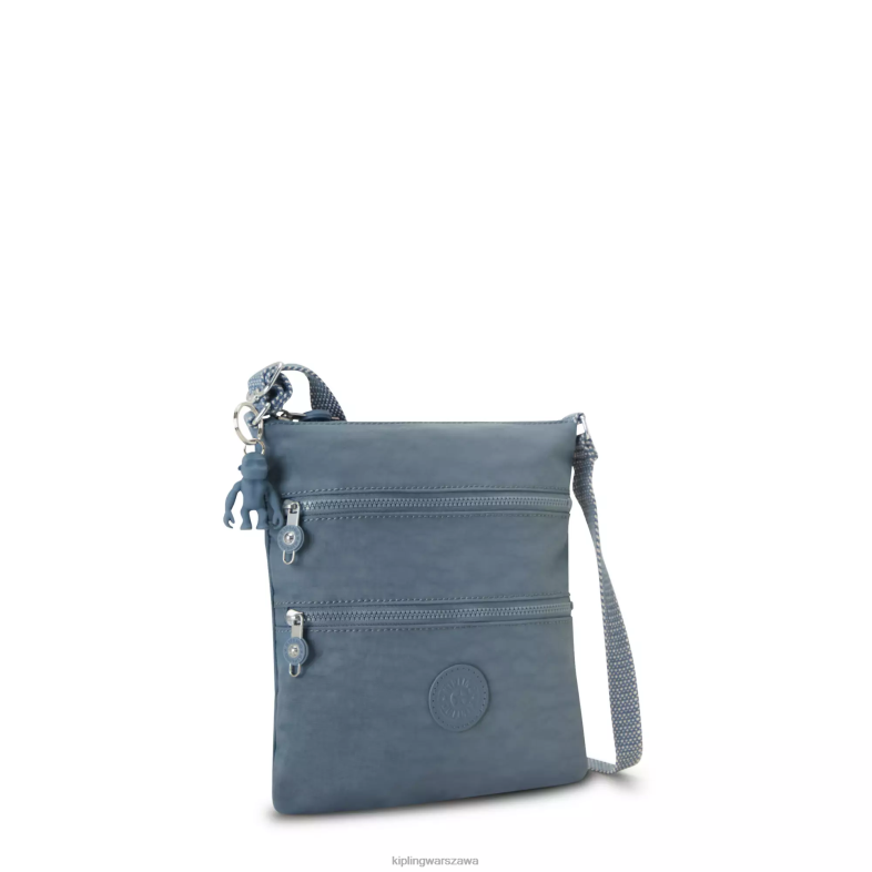 Kipling niebieski pędzel dla obu płci mini torebka keiko na ramię PXR6L84