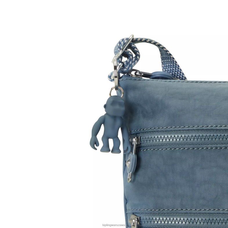 Kipling niebieski pędzel dla obu płci mini torebka keiko na ramię PXR6L84