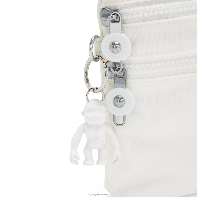 Kipling nowy alabaster dla obu płci Alvar Extra Small mini torba PXR6L109