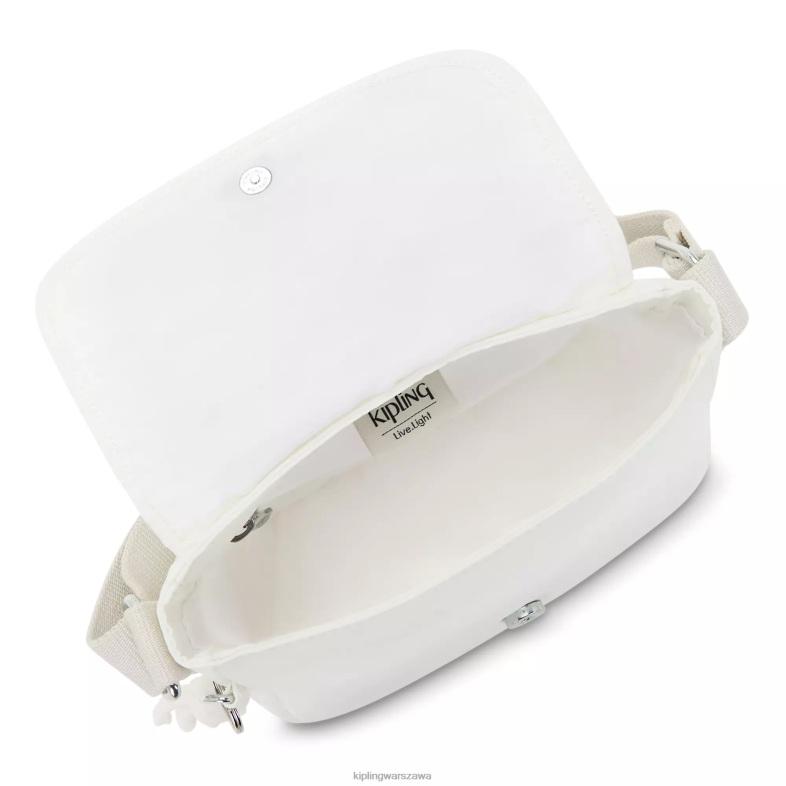 Kipling nowy alabaster dla obu płci sabian mini torebka na ramię PXR6L198