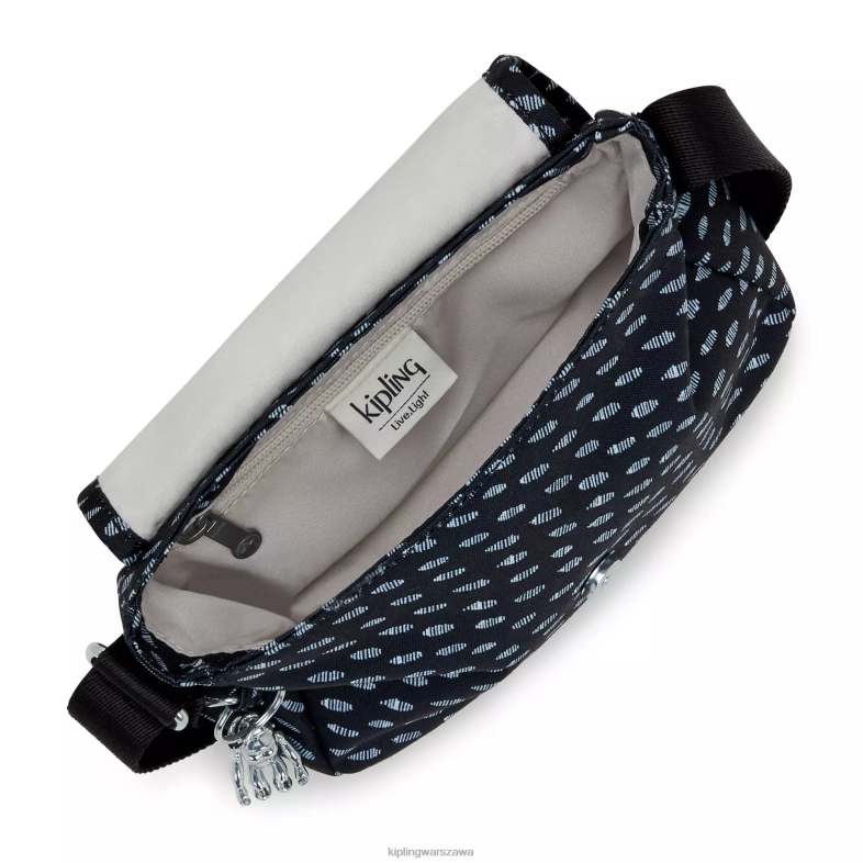 Kipling ostateczne kropki dla obu płci mała torebka na ramię z nadrukiem sabian PXR6L12