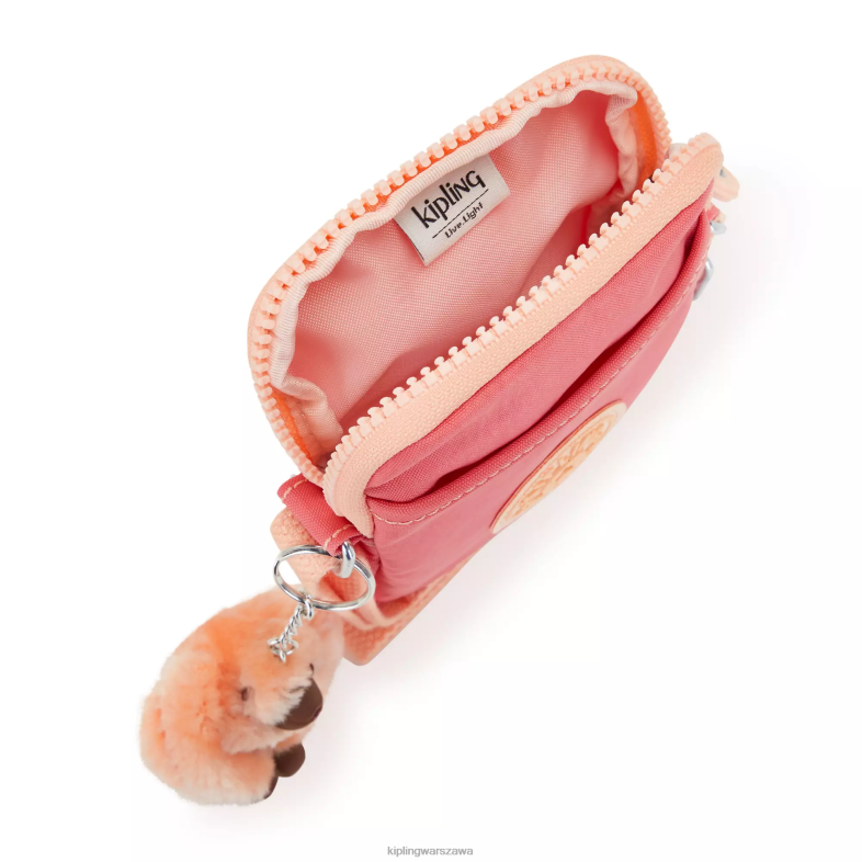 Kipling radosny róż dla obu płci Tally crossbody torba na telefon PXR6L55