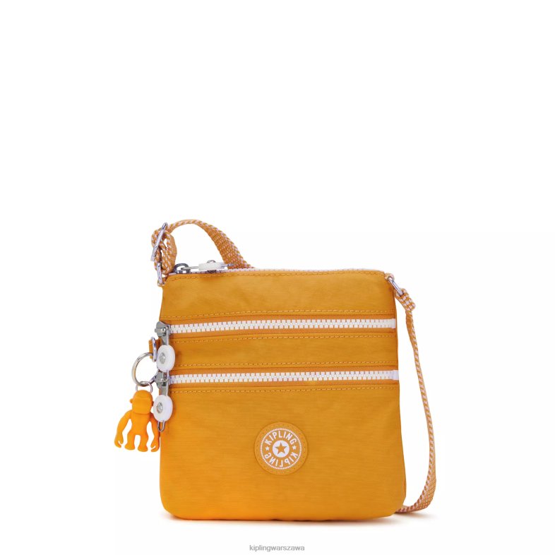 Kipling szybki żółty dla obu płci Alvar Extra Small mini torba PXR6L114