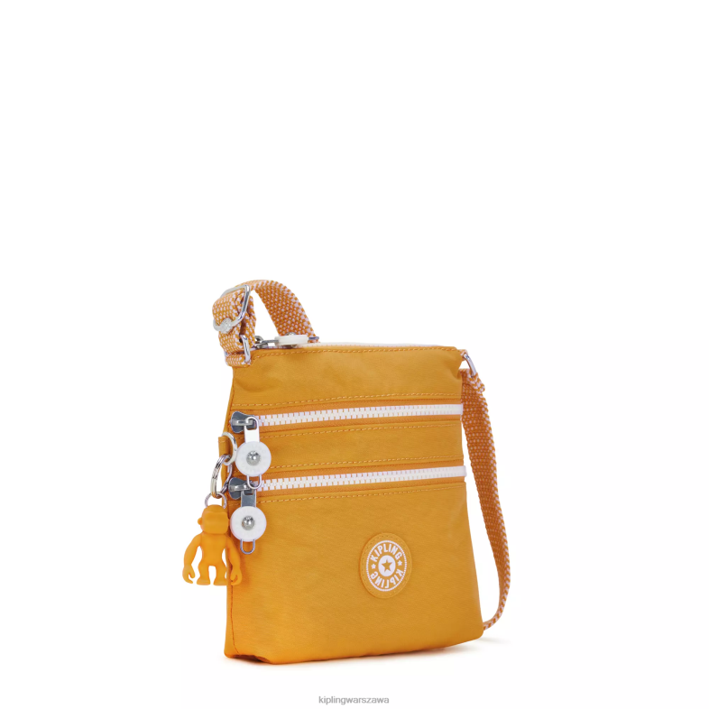 Kipling szybki żółty dla obu płci Alvar Extra Small mini torba PXR6L114