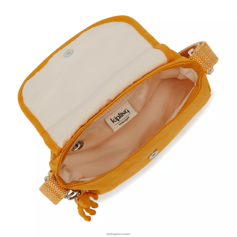 Kipling szybki żółty dla obu płci sabian mini torebka na ramię PXR6L197
