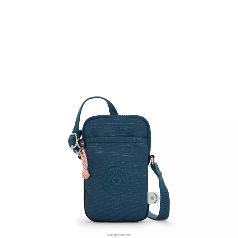 Kipling tkany turkusowy dla obu płci Tally crossbody torba na telefon PXR6L182