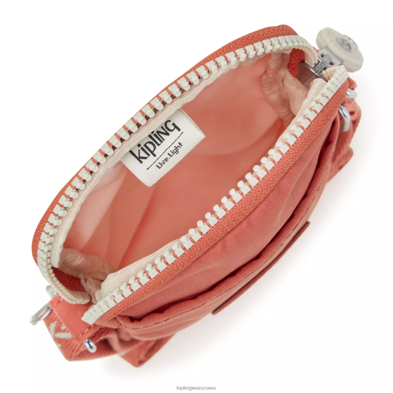 Kipling vintage różowy dla obu płci Tally crossbody torba na telefon PXR6L54