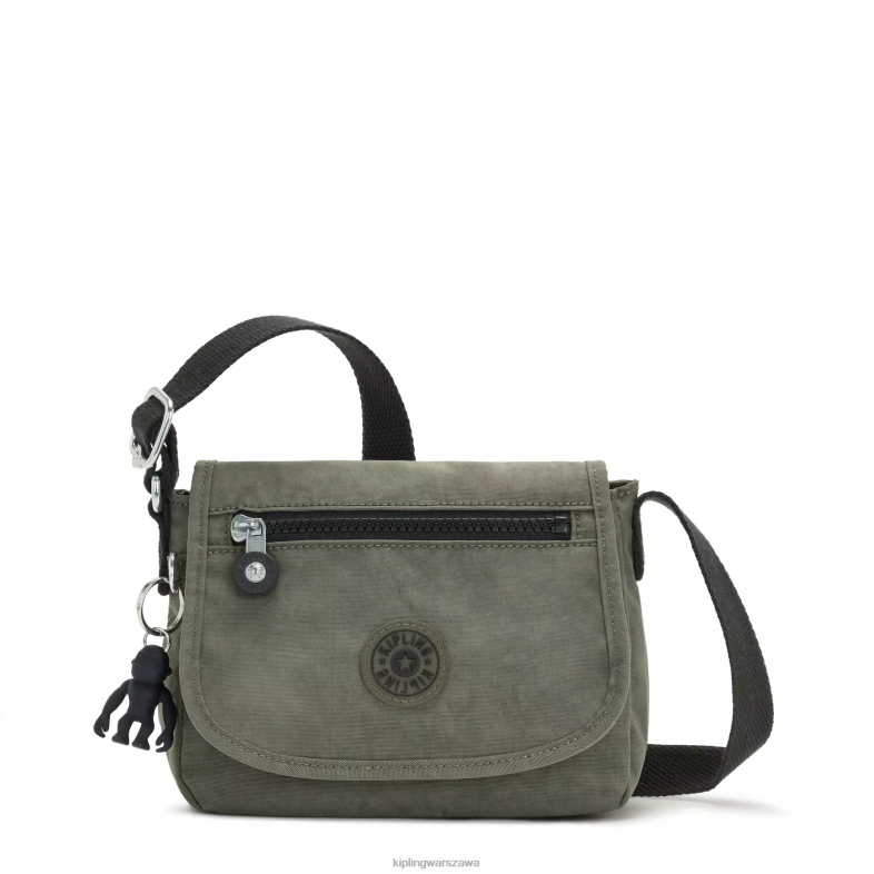 Kipling zielony mech dla obu płci sabian mini torebka na ramię PXR6L196