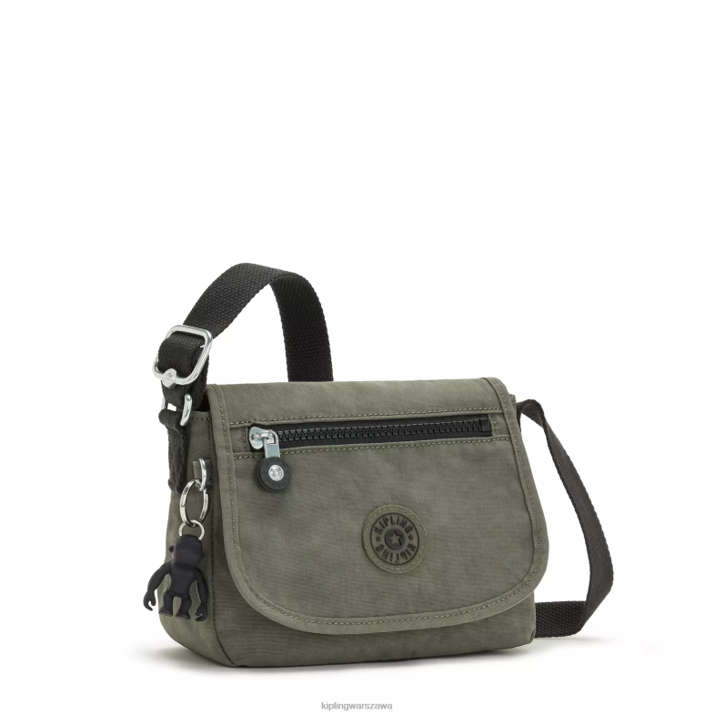 Kipling zielony mech dla obu płci sabian mini torebka na ramię PXR6L196