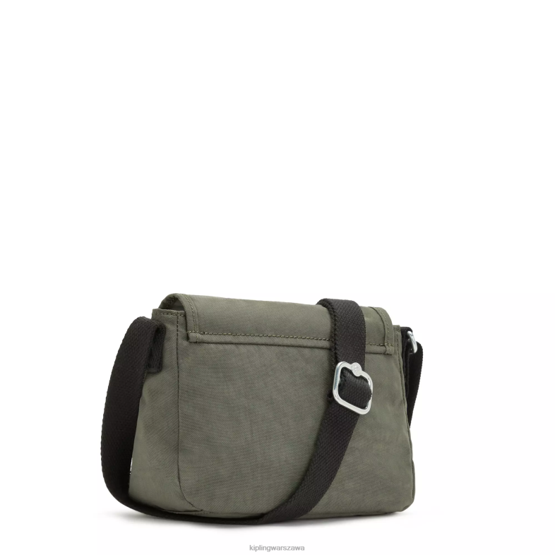 Kipling zielony mech dla obu płci sabian mini torebka na ramię PXR6L196