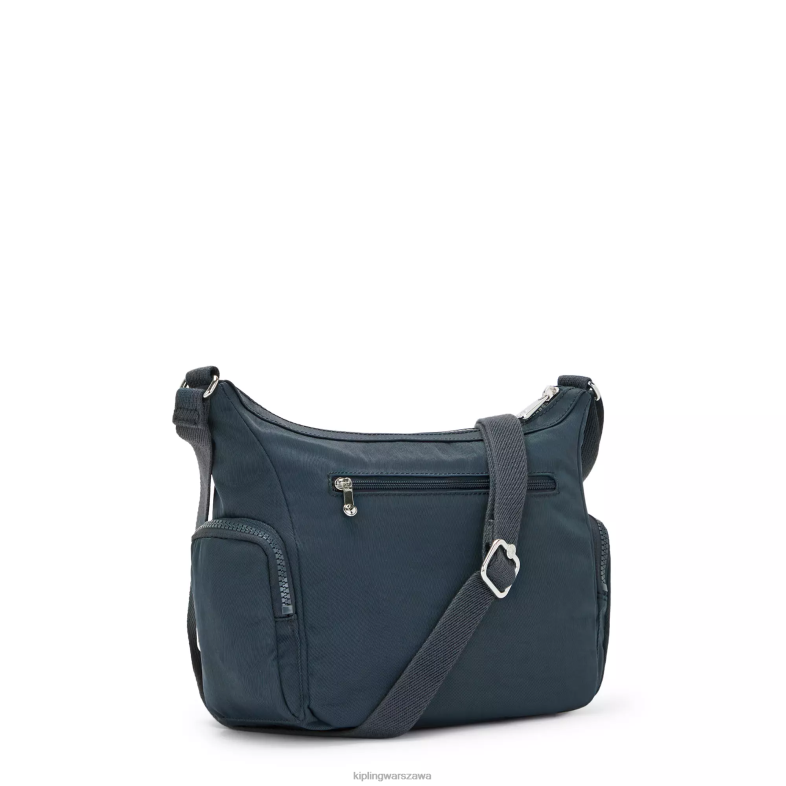 Kipling bogaty niebieski dla obu płci mała torba na ramię gabbie PXR6L76