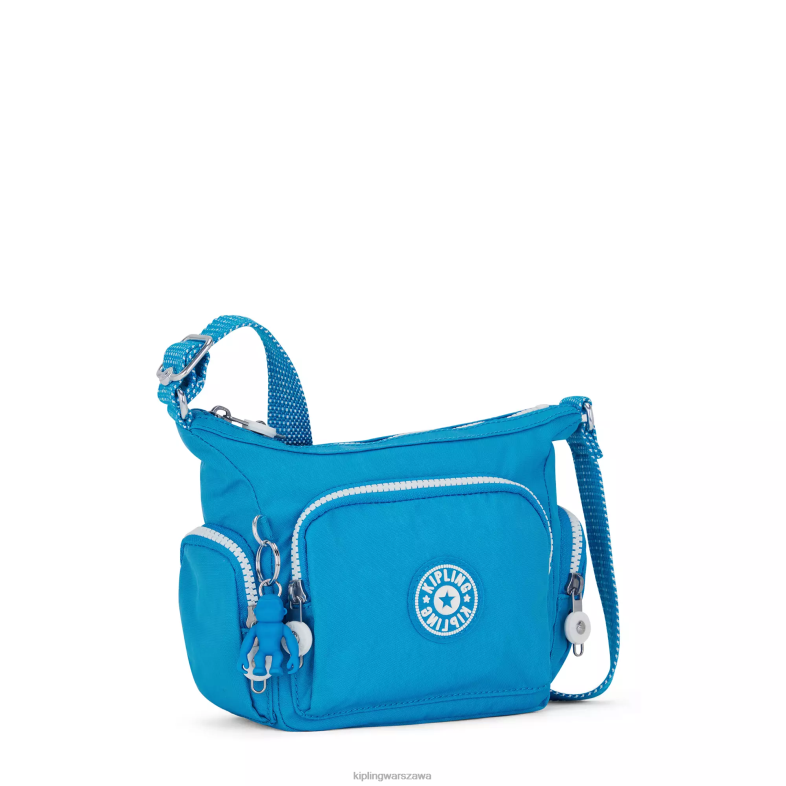 Kipling chętny niebieski dla obu płci mała torba na ramię Gabbie PXR6L22
