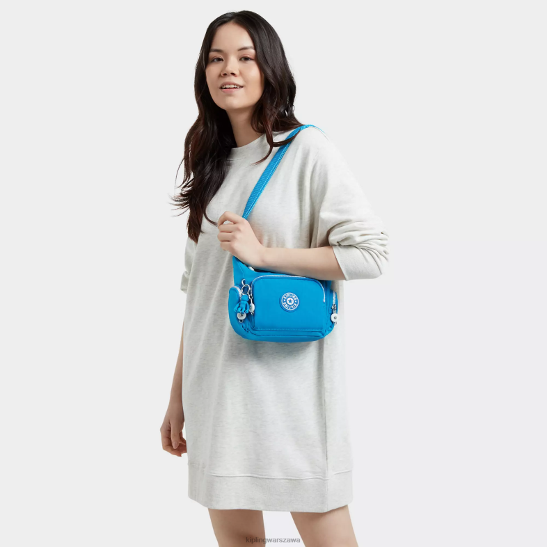 Kipling chętny niebieski dla obu płci mała torba na ramię Gabbie PXR6L22