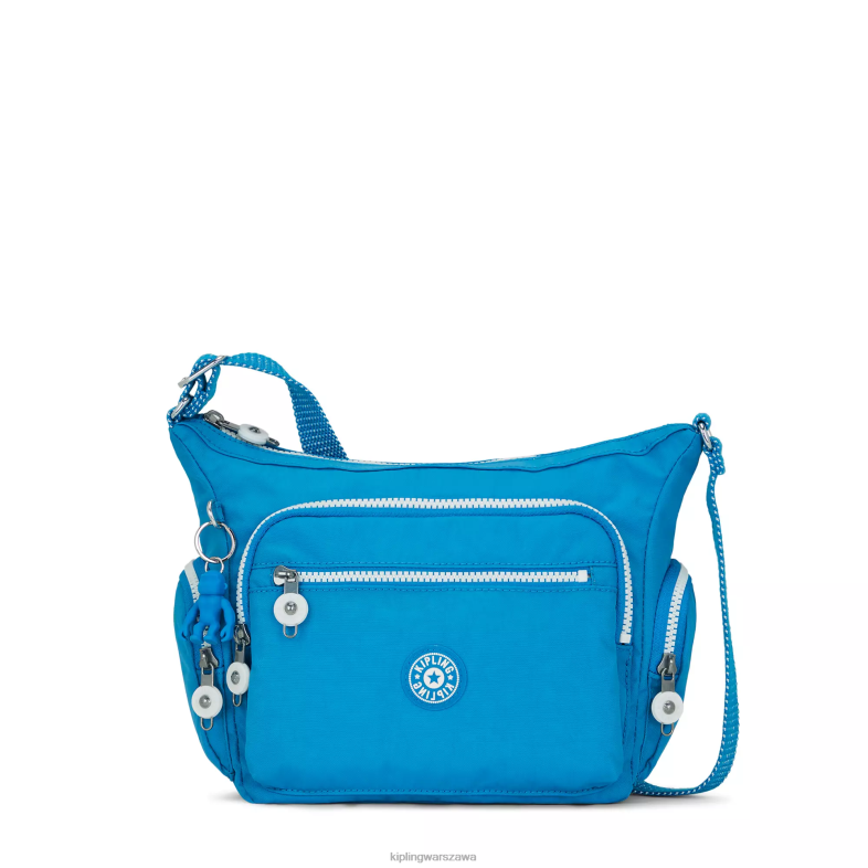 Kipling chętny niebieski dla obu płci mała torba na ramię gabbie PXR6L163