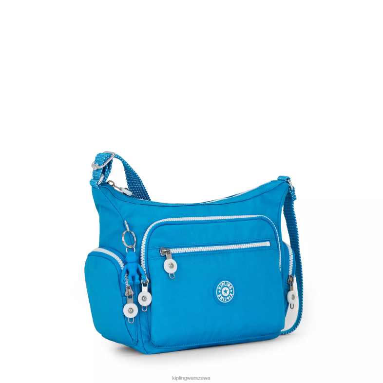 Kipling chętny niebieski dla obu płci mała torba na ramię gabbie PXR6L163