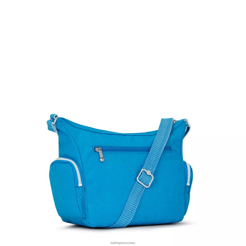 Kipling chętny niebieski dla obu płci mała torba na ramię gabbie PXR6L163
