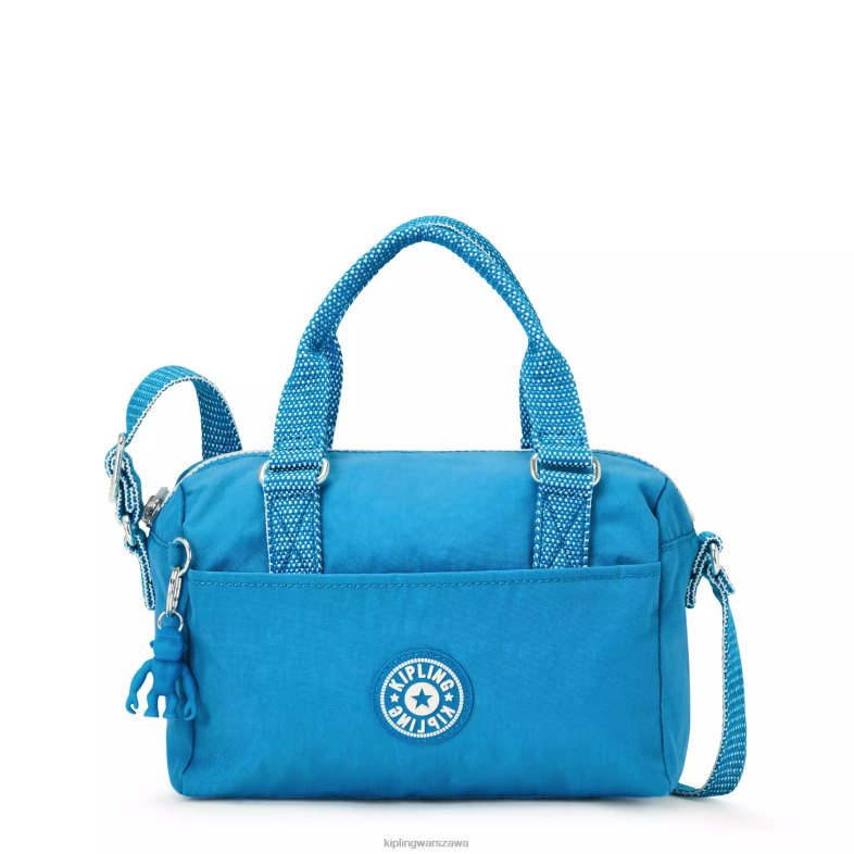 Kipling chętny niebieski dla obu płci mini torebka folk PXR6L17