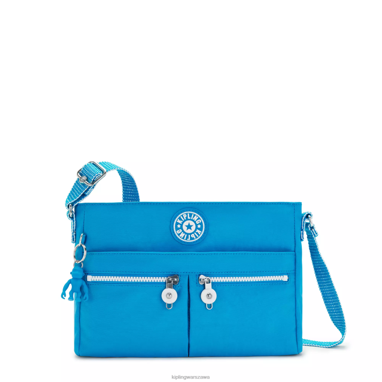 Kipling chętny niebieski dla obu płci nowa torebka angie crossbody PXR6L170