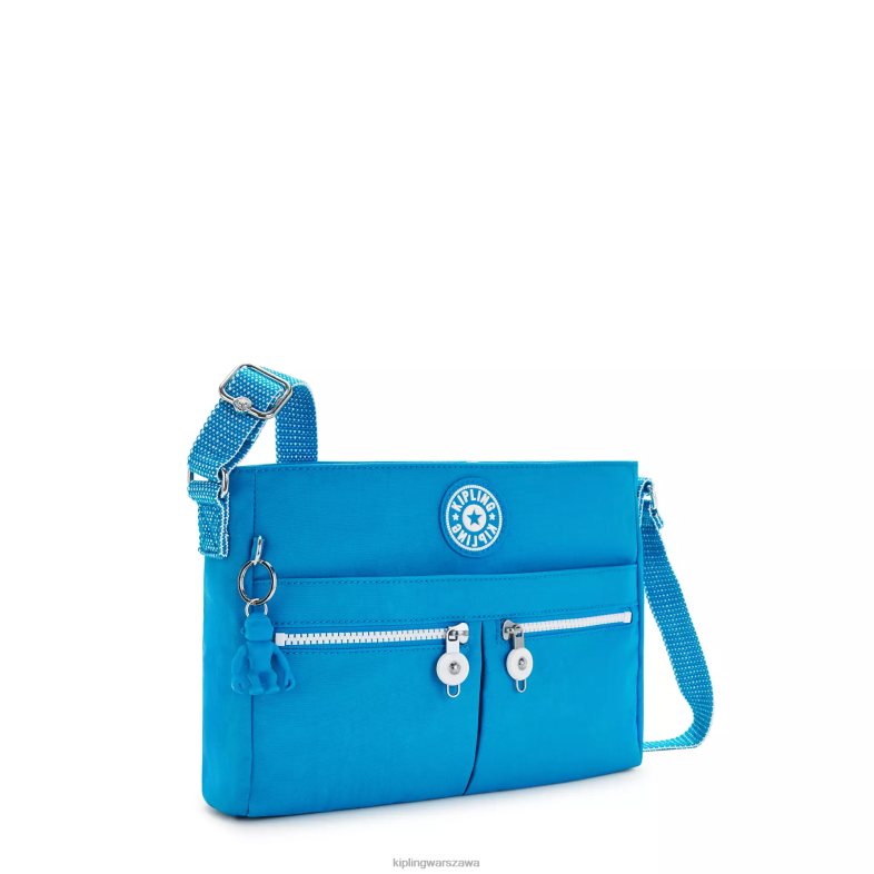Kipling chętny niebieski dla obu płci nowa torebka angie crossbody PXR6L170