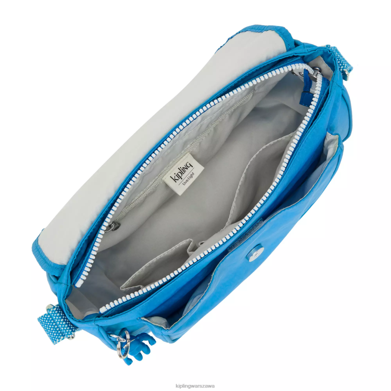 Kipling chętny niebieski dla obu płci torba sunita przez ramię PXR6L150