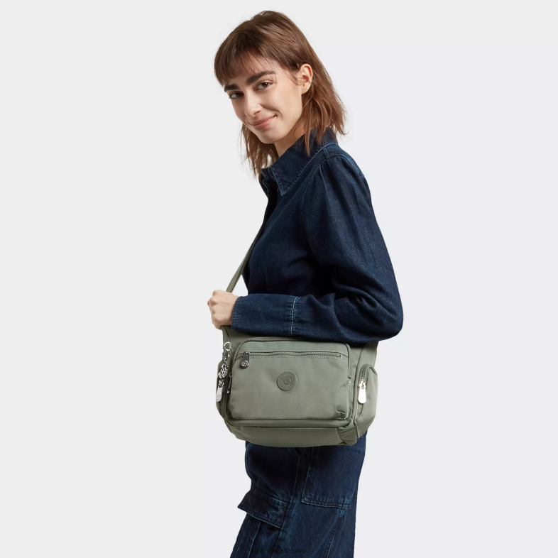 Kipling ciemne wodorosty dla obu płci mała torba na ramię gabbie PXR6L75