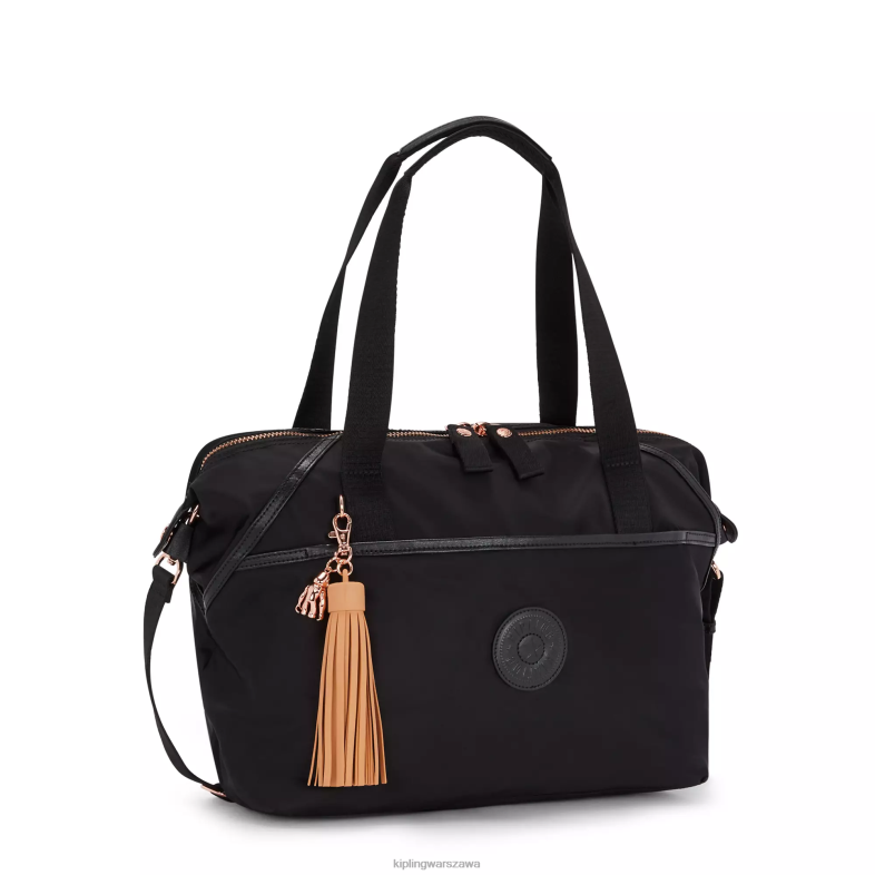 Kipling czarna róża dla obu płci artystyczna torba na laptopa 17 cali PXR6L278