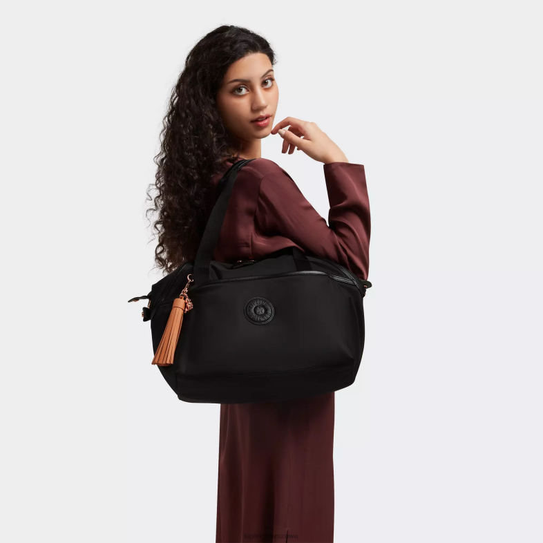Kipling czarna róża dla obu płci artystyczna torba na laptopa 17 cali PXR6L278