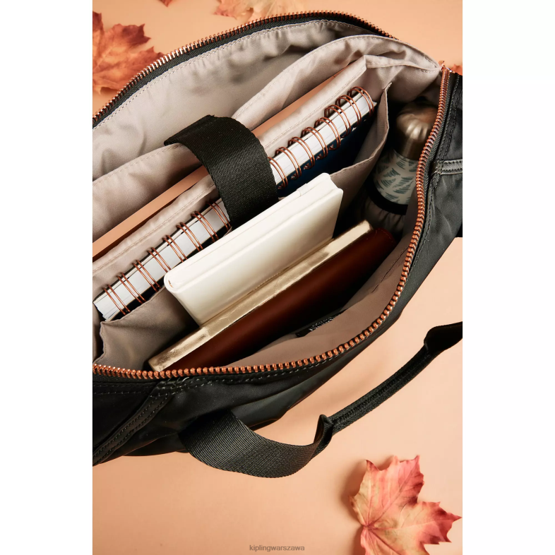 Kipling czarna róża dla obu płci artystyczna torba na laptopa 17 cali PXR6L278