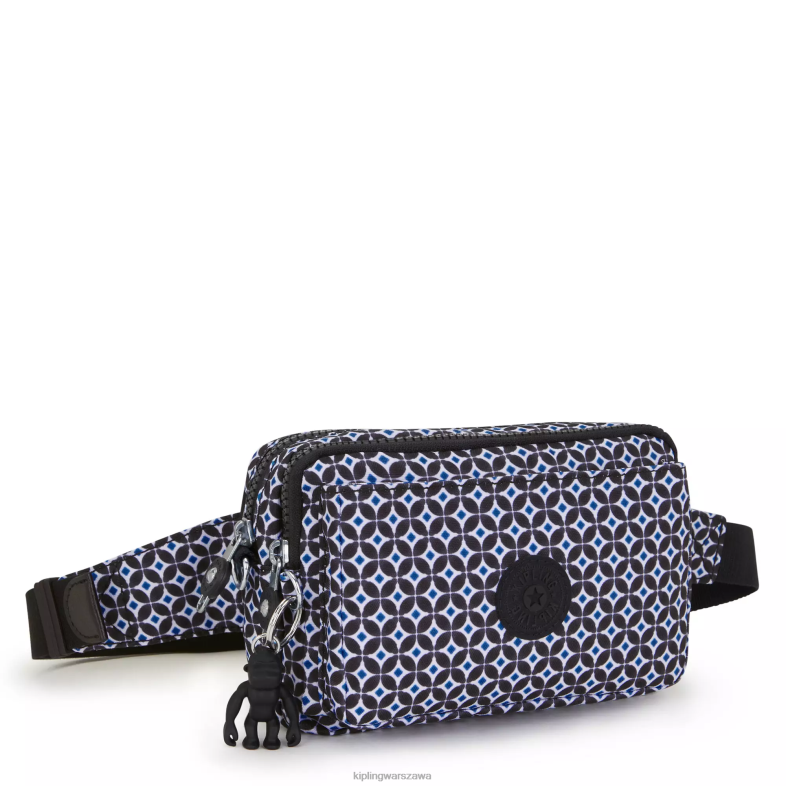 Kipling czarniawa dachówka dla obu płci Wielofunkcyjna torba na ramię abanu z wieloma nadrukami PXR6L322
