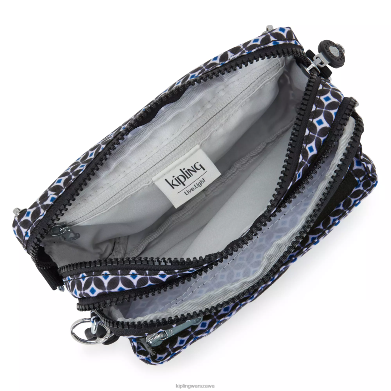 Kipling czarniawa dachówka dla obu płci Wielofunkcyjna torba na ramię abanu z wieloma nadrukami PXR6L322