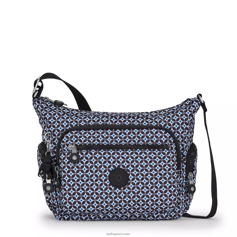 Kipling czarniawa dachówka dla obu płci mała torba na ramię gabbie PXR6L147