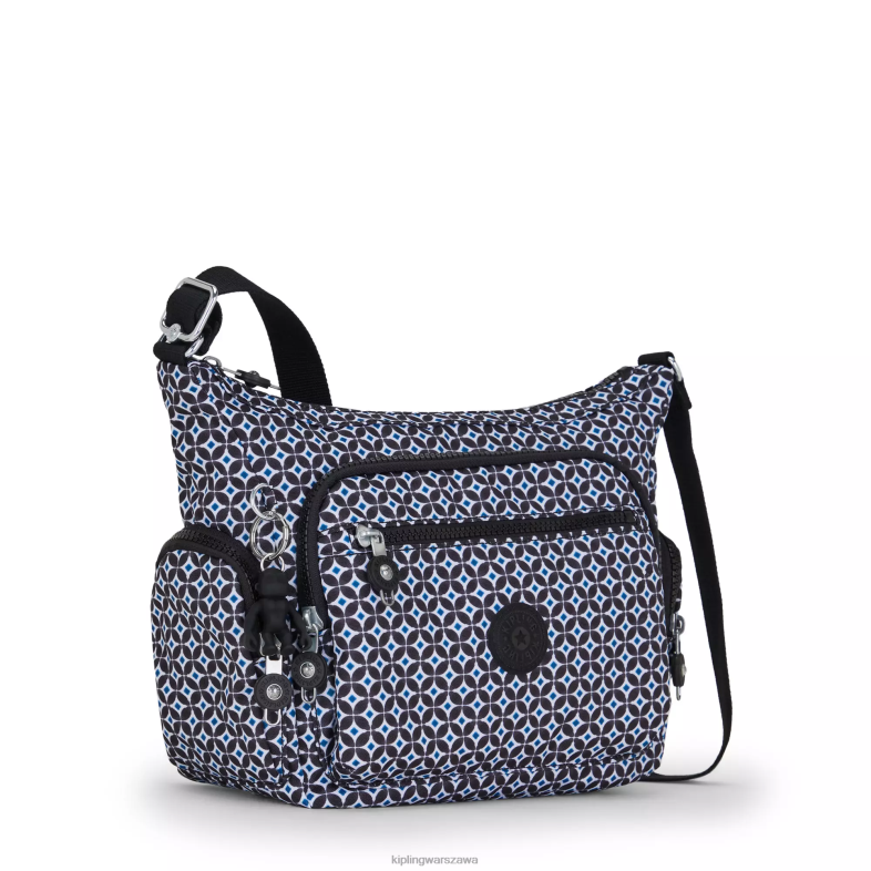 Kipling czarniawa dachówka dla obu płci mała torba na ramię gabbie PXR6L147