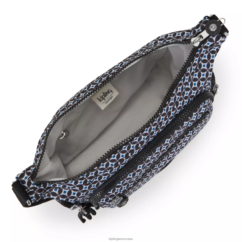 Kipling czarniawa dachówka dla obu płci mała torba na ramię gabbie PXR6L147
